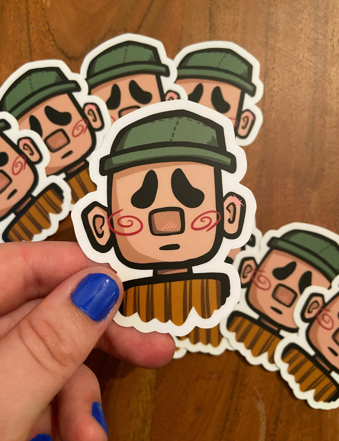 Sticker "Dave" Aufkleber – 6cm x 7,5cm – Wetterfest – süßer Charakter – Vinyl Sticker – Künstlerin Joca
