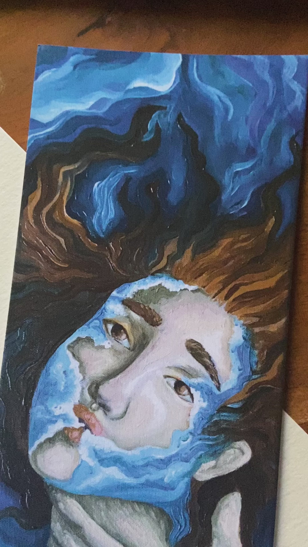 Kunstausdruck Artprint "just breathe" – Größen 10,5cm x 29cm & 7,5cm x 21cm